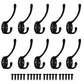 10Pcs Coat Hooks Wall Hooks Mounted Farmhouse Coat Hangers for Bags Caps Keys