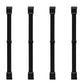 4Pcs Trash Can Lock Straps Adjustable Metal Garbage Bin Lid Locking Bands