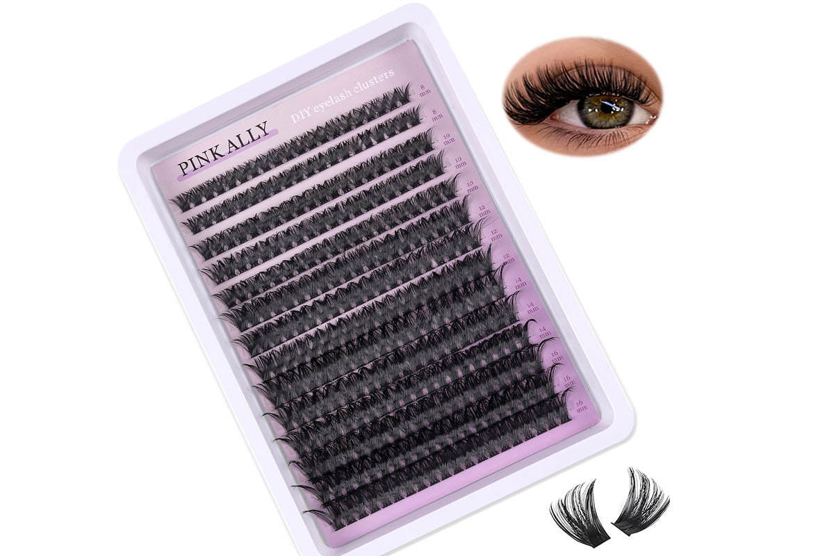 280Pcs Lash Clusters Wispy Eyelash Clusters 8-16mm Individual Cluster Lashes