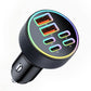 6 in 1 Car Charger Cigarette Lighter Adapter Multiport Fast Charging with 4 USB-C and 2 USB Ports