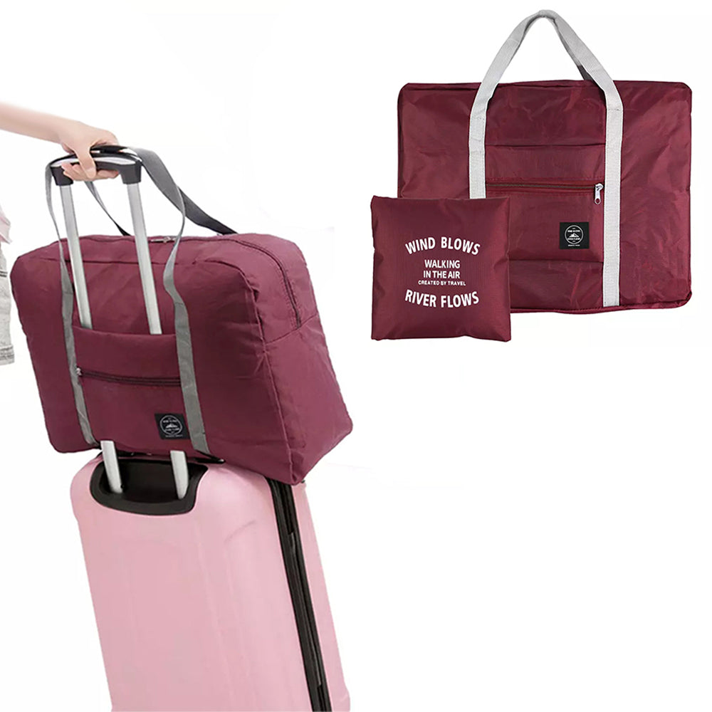 Foldable Travel Duffel Bag Clothing Storage Travel Bag