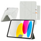 Anti-Bending PC Tablet Case with Multi-Angle Stand Pencil Holder for iPad