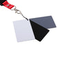 2 Set White Balance Cards 18 Percent Exposure Kit for Camera Calibration