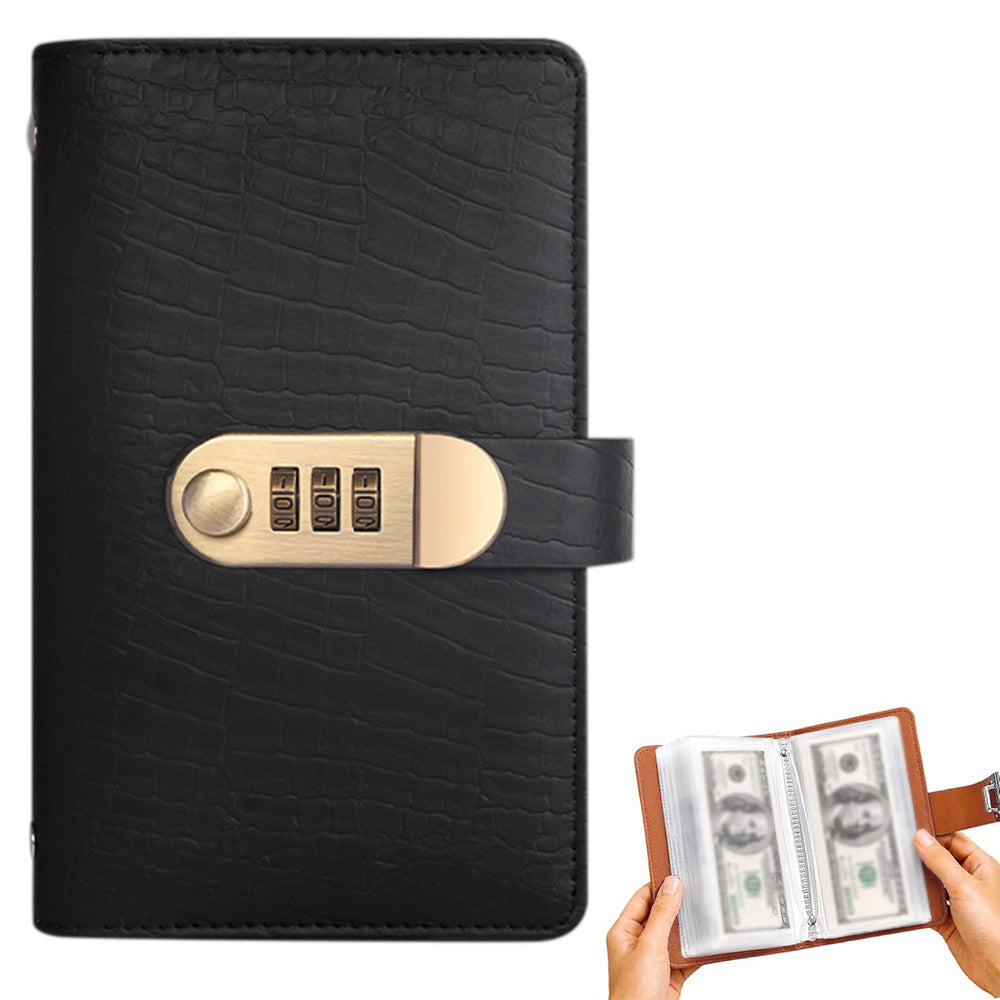 100 Envelope Savings Challenge Book with 3 Digit Combination Lock