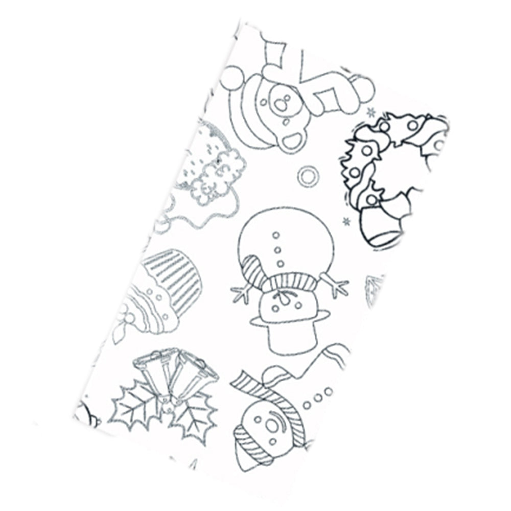 180x120CM Xmas Giant Coloring Poster Paper Coloring Tablecloth