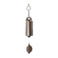 2Pcs Deep Resonance Serenity Bell Large Retro Wind Chime for Outdoor Garden Decor