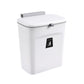 9L Kitchen Wall-Mounted Trash Can with Sliding Lid Seamless Sticker