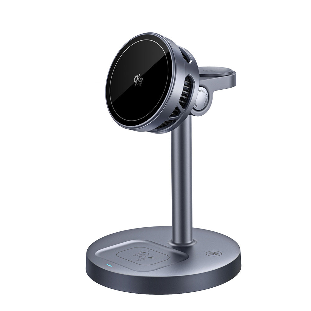 Wireless Charger Stand 3 in 1 Fast Charging Station for Phone Watch Earbuds