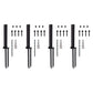 4Pcs Fence Post Repair Kit Heavy Duty H Design Fence Post Anchor Ground Stakes