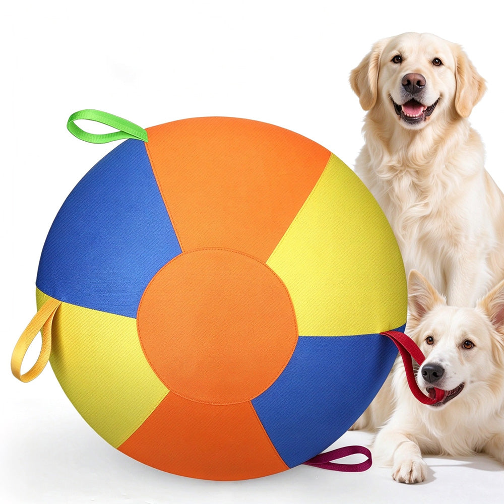 Outdoor Dog Herding Play Ball with Reinforced Oxford Fabric and Slow Deflation-Multicolour