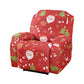 Christmas Recliner Chair Cover Sofa Slipcover with Side Pocket
