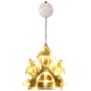 Halloween Window LED Light with Suction Cup Battery Operated-Castle