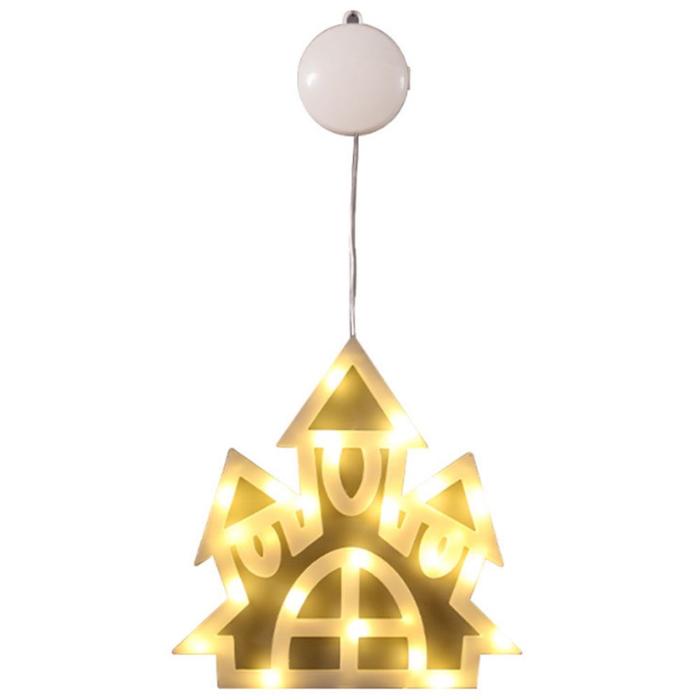 Halloween Window LED Light with Suction Cup Battery Operated-Castle