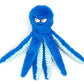 Interactive Plush Squeaky Dog Toy with Crinkle Tentacles for Medium & Large Dogs