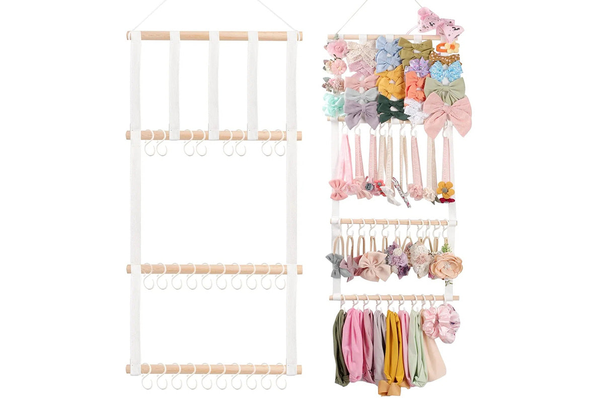 Headband Holder Hair Bows Organizer for Girls Bow Hanger Hair Accessories