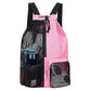 Drawstring Backpack Mesh Beach Backpack Portable Swim Gym Bag Travel Rucksack