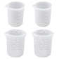 4-Pack Silicone Measuring Cups for DIY Baking