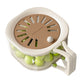 2 in 1 Collapsible Colander and Basin for Washing Draining and Storage