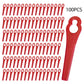 100 Pack Plastic Trimmer Blades Universal Fit for Lawn Mowers