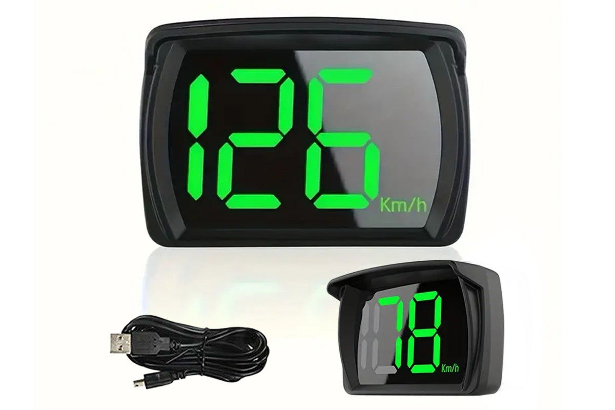 Car HUD Display Digital Speedometer KM/H for Vehicle Dashboard