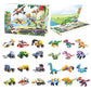Christmas Advent Calendar Insect Dinosaur Building Blocks Toy Countdown Calendar Xmas Blind Box
