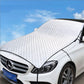 Universal Car Windshield Snow Cover - Heavy Duty Winter Frost Protector for Most Vehicles