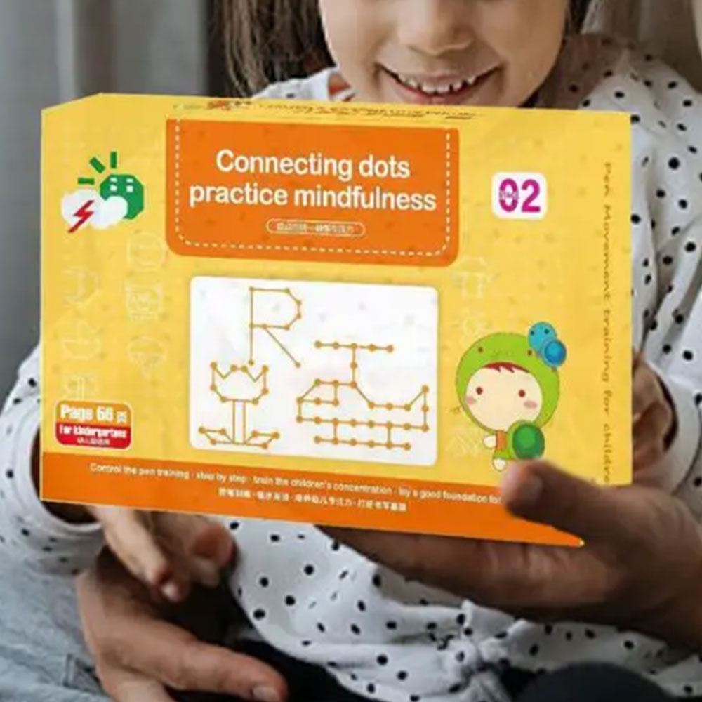 Tracing Workbook For Kids With Pens And Board Eraser Reusable Handwriting Practice Copybook