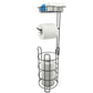 Freestanding Toilet Paper Holder with Storage Basket