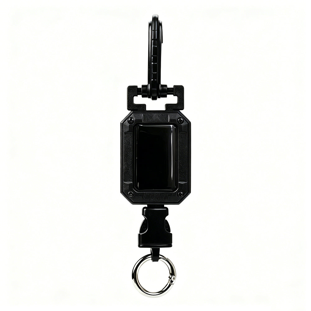 Retractable Key Holder Heavy Duty Extends With Belt Clip