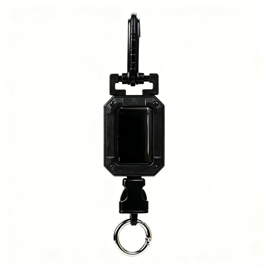 Retractable Key Holder Heavy Duty Extends With Belt Clip
