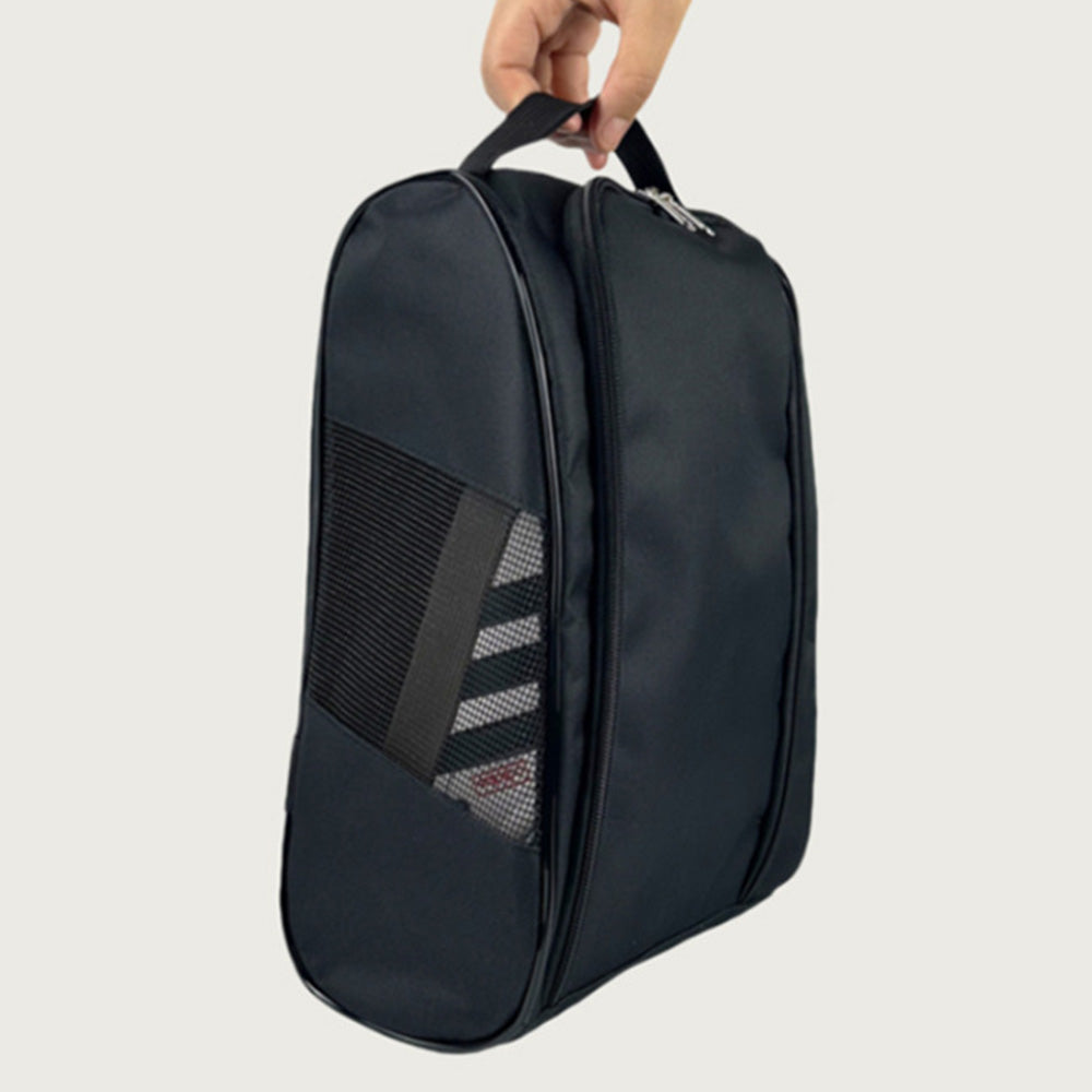 Golf Shoe Bag Zipper Sports Shoe Strap Bag with Clasped Strap Handle for Outdoor