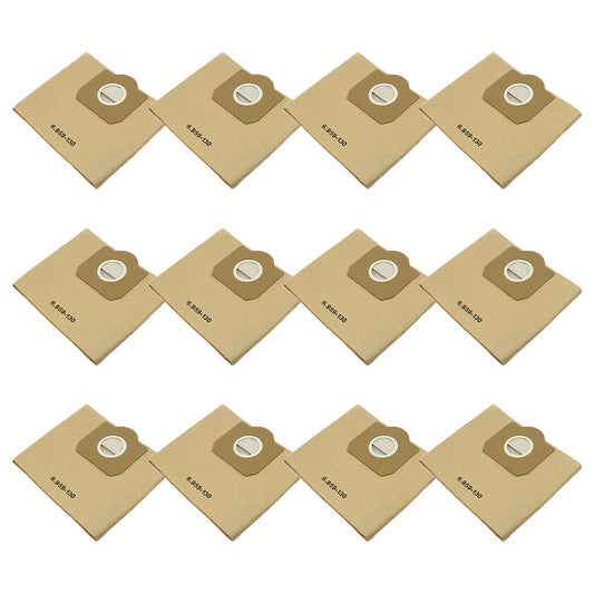 12x Vacuum Bags for KARCHER WD3 MV3 Wet Dry Vacuum Cleaner Dust Bags