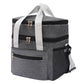 Double-Layer Insulated Portable Lunch Bag Cooler Food Container