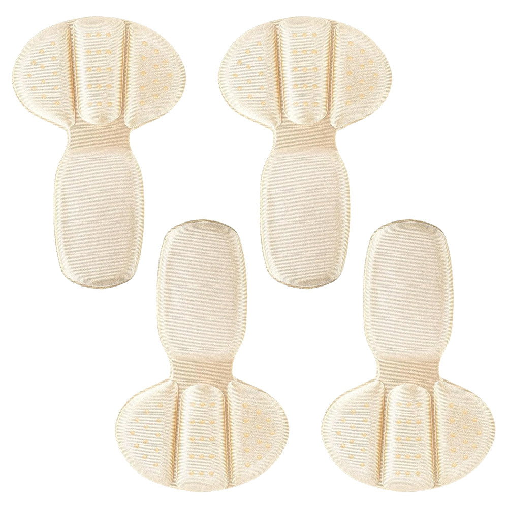 2 Pairs Mesh Adhesive Heel Grips Inserts Heel Cushion Pads