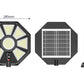 800W 480 LEDs Motion Sensor Remote Control Solar Street Light Outdoor LED Solar Lamp