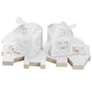 50 Pack Laser Cut Pearl Paper Candy Favor Boxes with Ribbons
