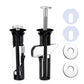 2Pcs M5 Quick-Lock Toilet Fixing Bolts with 18mm and 28mm Gaskets