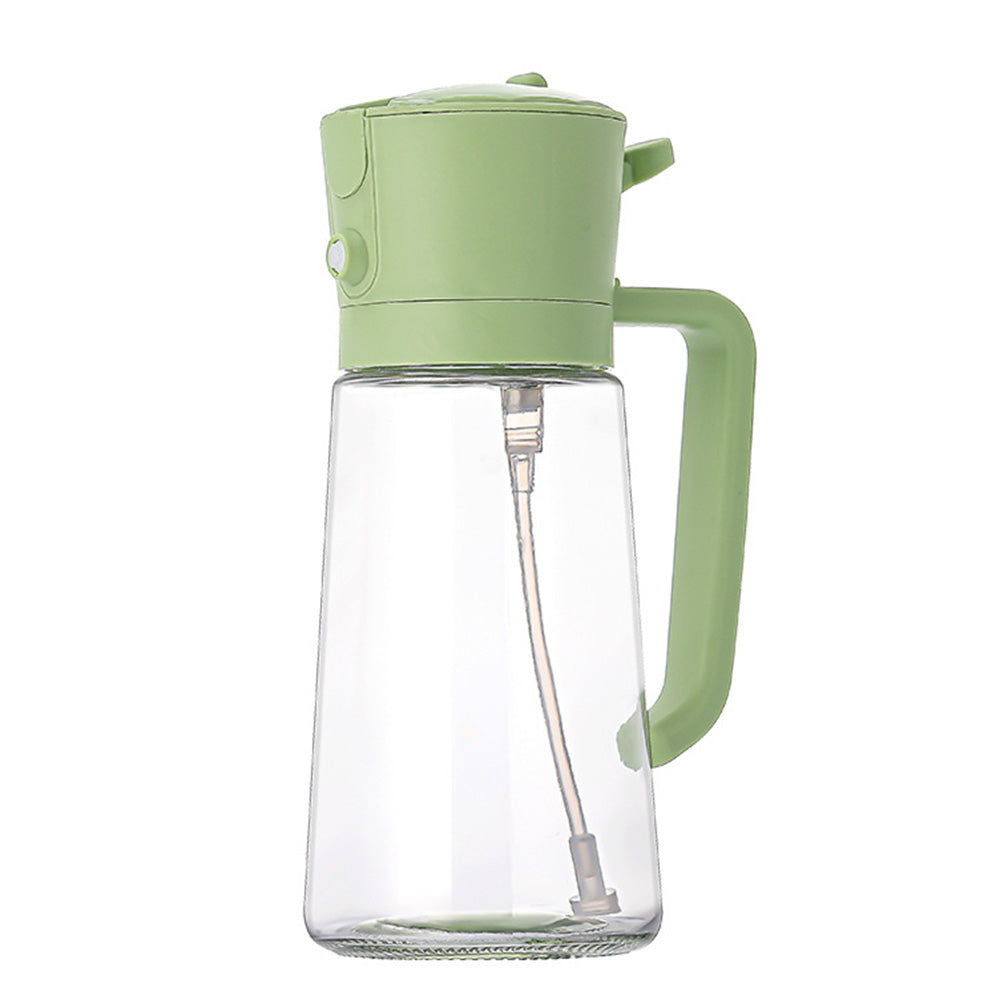 2 in 1 Olive Oil Dispenser with Pouring and Spraying Function 470ml Capacity
