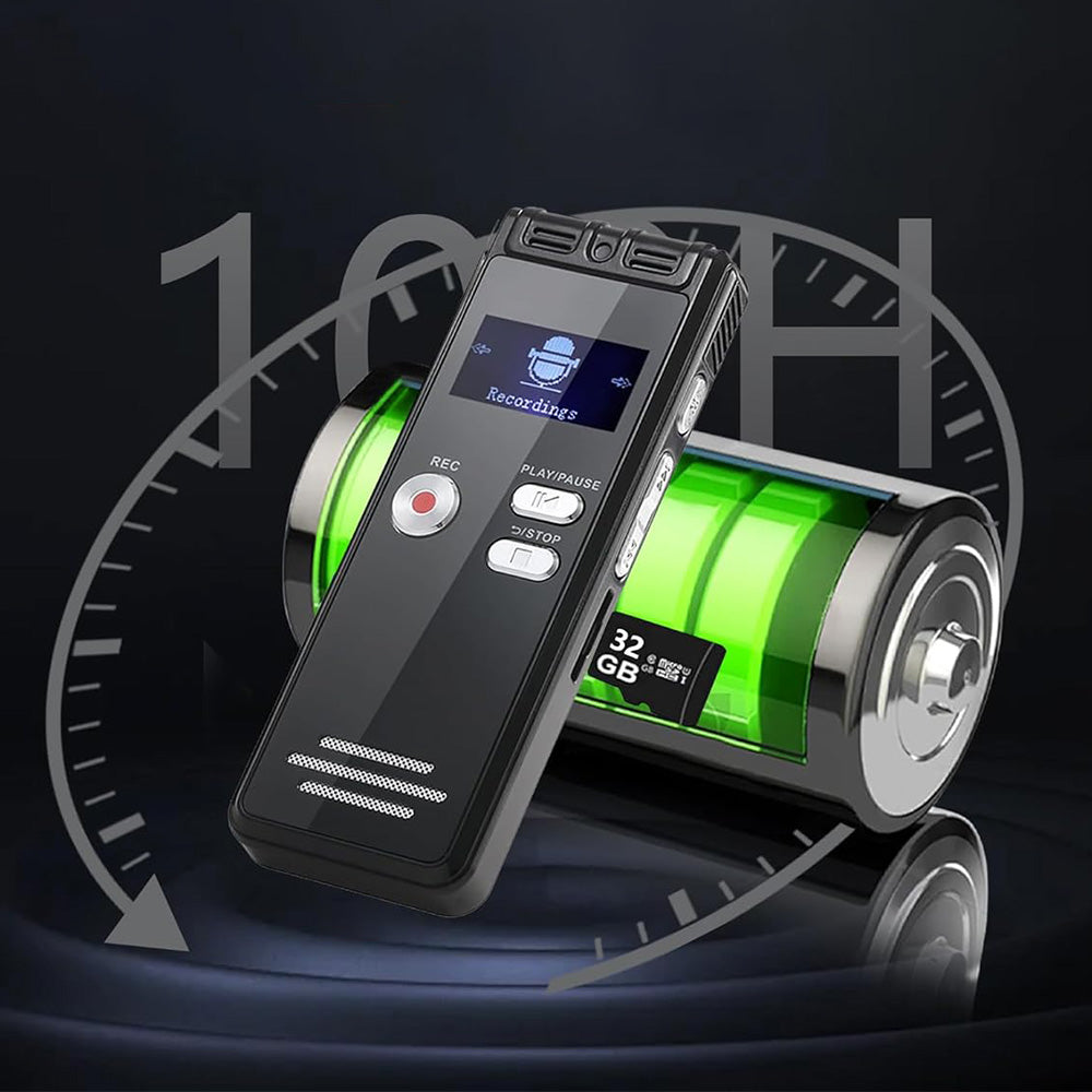 Hidden Digital Voice Activated Recorder with Playback Recording Device with 32G TF Card