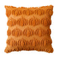 Fall Pillow Covers Halloween Pumpkins Faux Fur Pillowcase for Chair Sofa-Brown