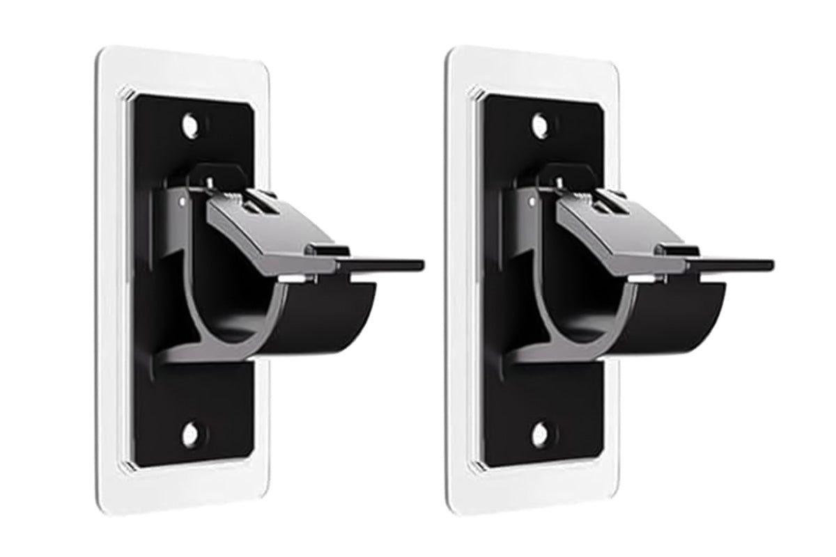 No Drill Self Adhesive Curtain Rod Brackets Transparent Invisible Holders for Curtains Towels
