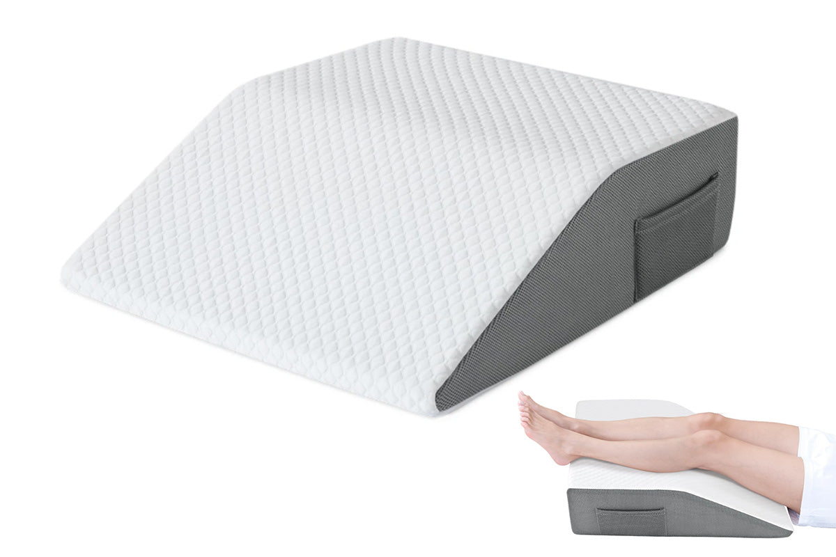 Triangular Nursing Pillow Dual-Layer Foam for Leg Elevation