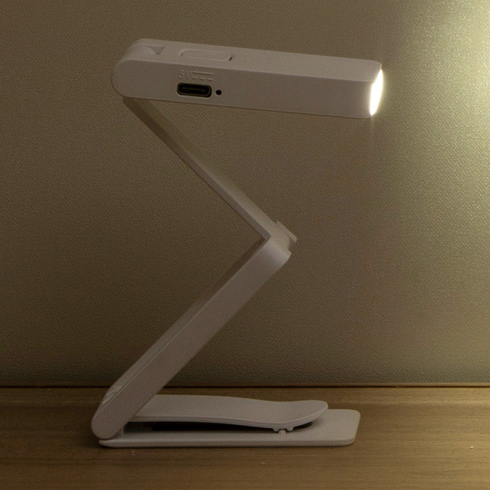 Rechargeable Mini Foldable Book Light Desk Lamp Clip On Reading Lamp For Office Home