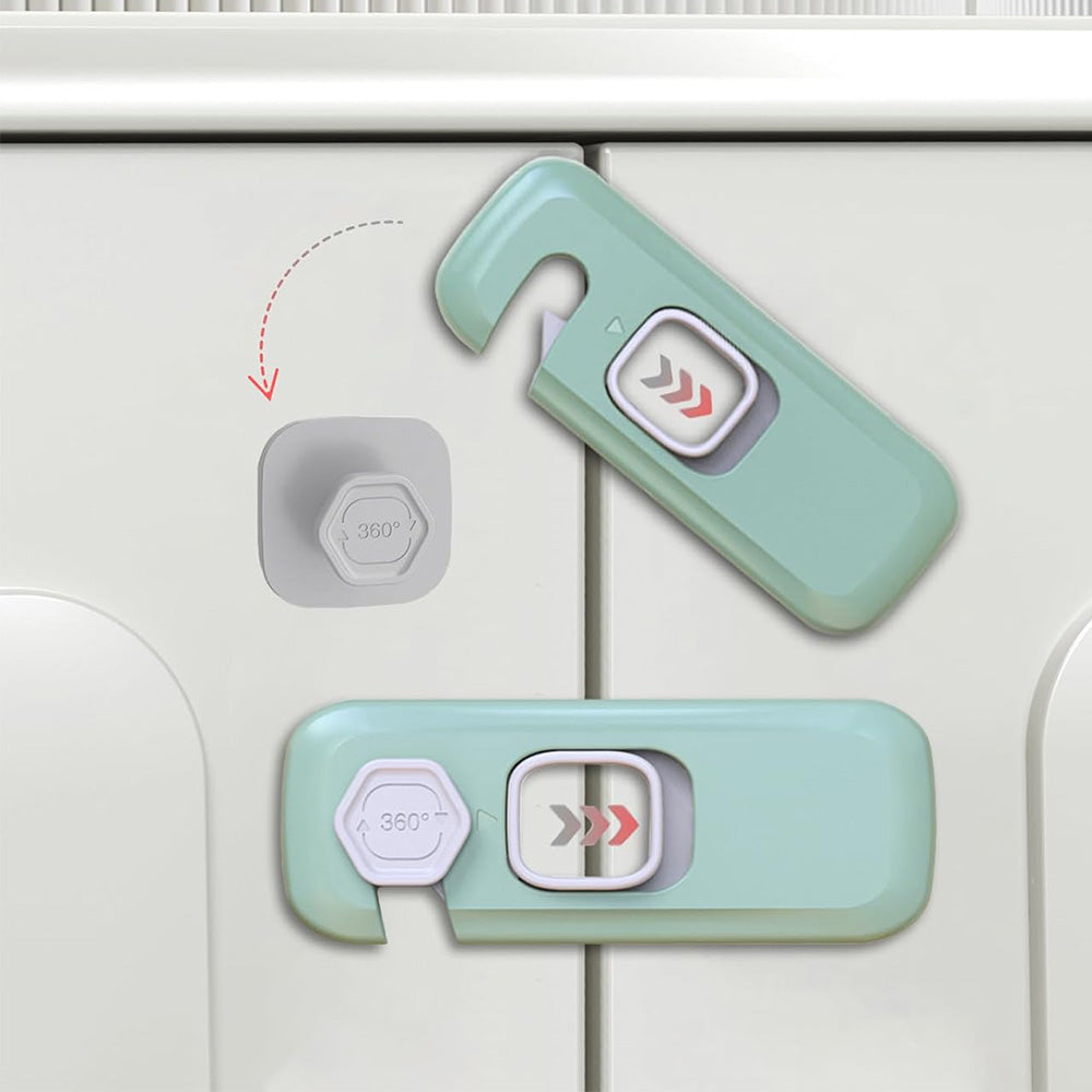 5Pcs Proof Refrigerator Lock Freezer Door Lock for Fridge Cabinets