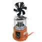 Heat Powered Fireplace Fan Eco-Friendly Stove Fan with Thermometer