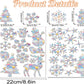 Christmas Snowflake Elk Window Sticker Sun Catcher Glass Window Iridescent Decoration