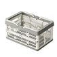 Portable Foldable Storage Basket for Camping Shopping and Home-Grey