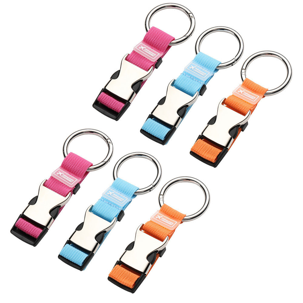 6 PCS Luggage Straps with Metal Buckle Adjustable Luggage Connector Straps for Travel