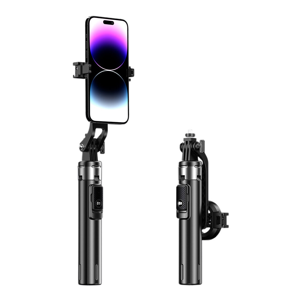 Phone Tripod Potable Selfie Stick With Wireless Detachable Remote Control And Fill Light