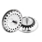 2 Pack Kitchen Sink Strainer Drain Stopper Baskets with Rubber Seals